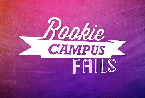 Screenshot of video Rookie Campus Fails